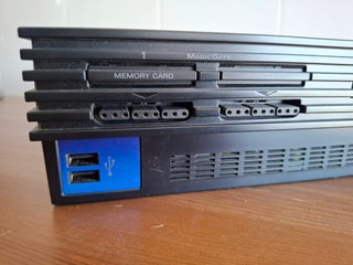 Consola PS2 Fat Negra Completa + Extras ORIGINALES