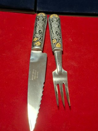 Tenedor y cuchillo Argentino