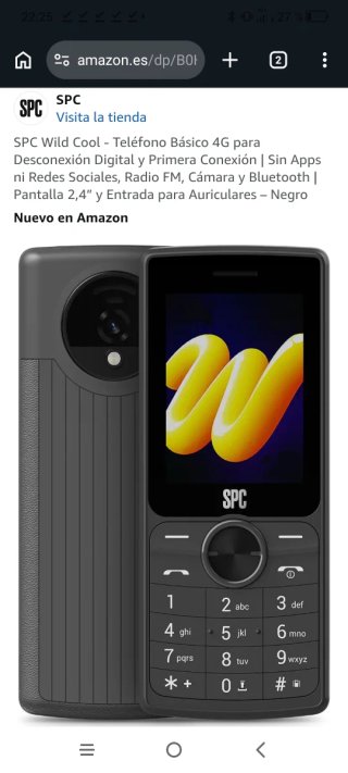 SPC Wild Cool Teléfono Básico 4G