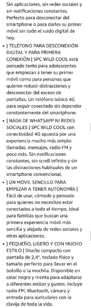 SPC Wild Cool Teléfono Básico 4G