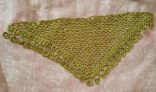Bandana uncinetto cotone e lurex