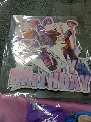 Decoración de cumpleaños kpop