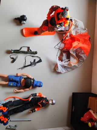 Lote Action Man con accesorios