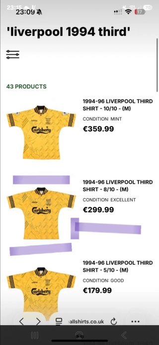 Camiseta Adidas Liverpool FC Retro