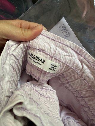 Set Pantaloni Baggy Bershka Blu/Rosa