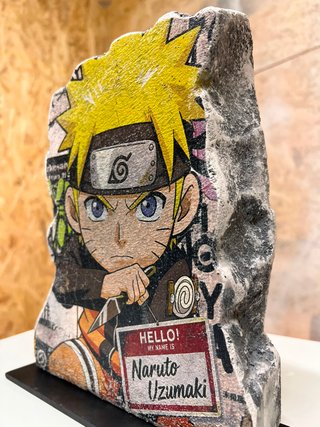 Scultura Pop Art Naruto Uzumaki Pezzo Unico