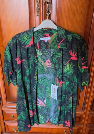 Camisa Hawaiana SMOG TROPICAL Talla XL