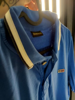 Polo Napapijri Azzurro Cobalto Taglia L
