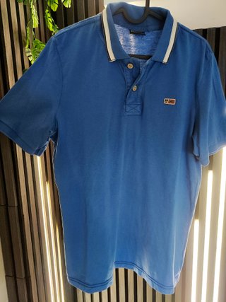 Polo Napapijri Azzurro Cobalto Taglia L