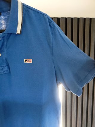 Polo Napapijri Azzurro Cobalto Taglia L