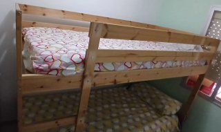 Cama litera madera de pino