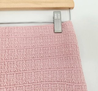 Falda larga Zara rosa combinada