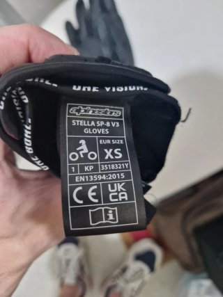 Guantes de moto Alpinestars negros