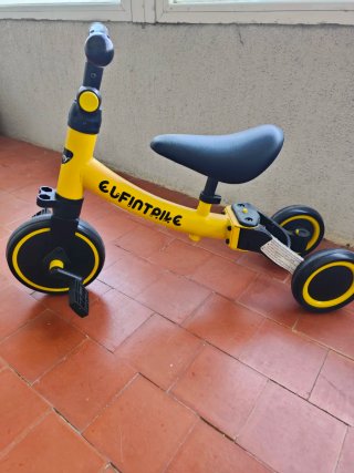 Bicicleta Evolutiva Infantil Amarilla