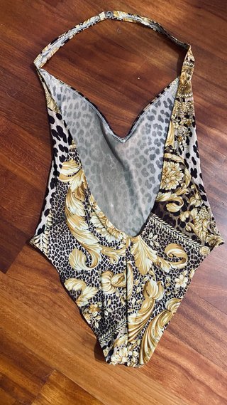 Costume Versace stampa animalier