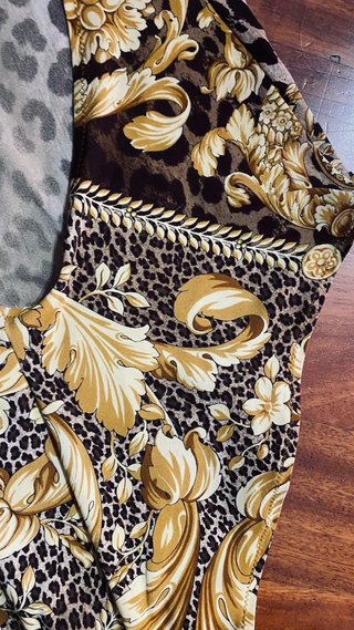 Costume Versace stampa animalier