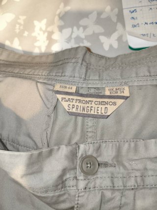 Pantaloni chino grigi