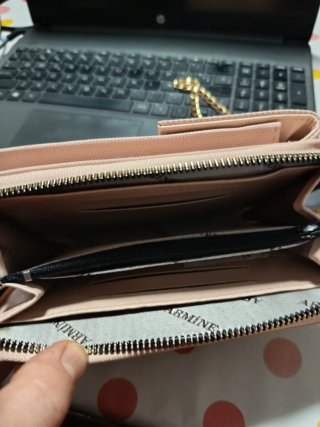 Bolso rosa para móvil con cadena dorada, Turquía