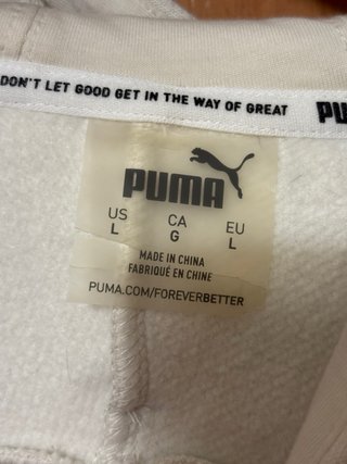 Sudadera Puma Beige
