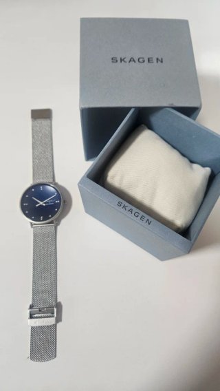 Reloj Skagen Azul y Plateado