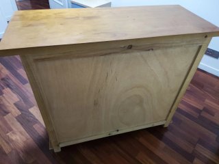 Cómoda 4 cajones madera pino