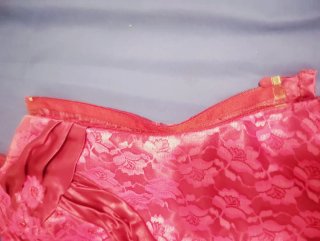 Traje dos piezas magenta oscuro