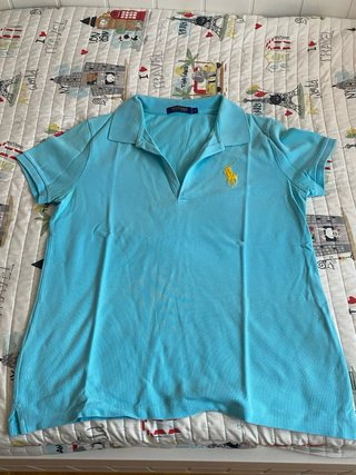 Polo Ralph Lauren Mujer Azul Turquesa