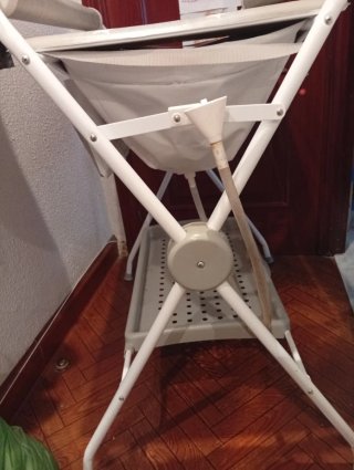Cambiador bebé plegable con bañera