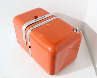 Radio Brionvega TS502 Cubo Arancione Arredamento