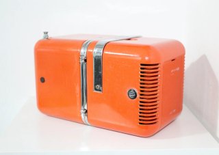 Radio Brionvega TS502 Cubo Arancione Arredamento