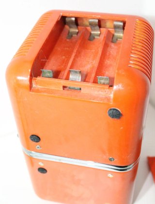 Radio Brionvega TS502 Cubo Arancione Arredamento