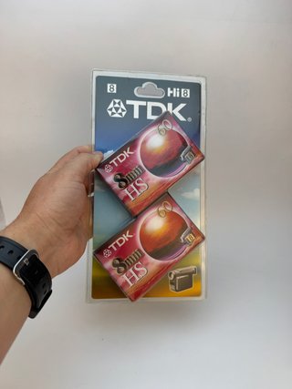 TDK 8mm HS Hi8-60 Cintas (Pack 2)