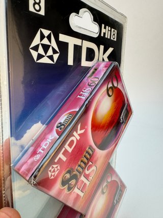 TDK 8mm HS Hi8-60 Cintas (Pack 2)