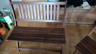 Bancos de madera Ikea