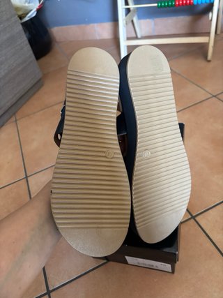 Inuovo Sandali Donna Neri Tg 40