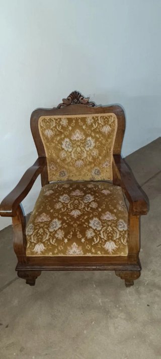 Pareja de sillones antiguos de madera
