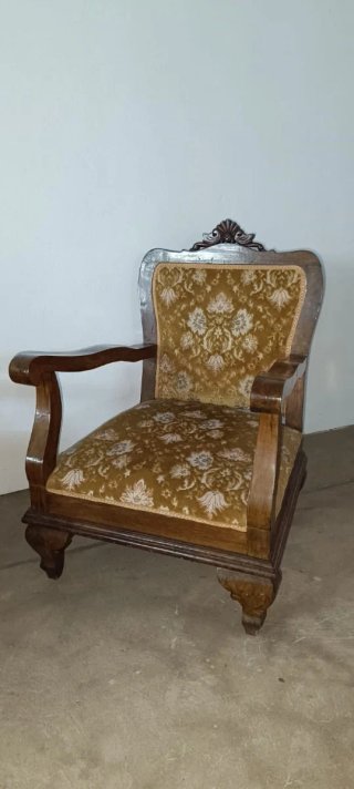 Pareja de sillones antiguos de madera
