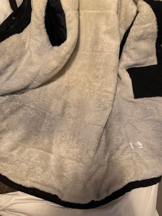 Abrigo acolchado mujer talla L negro