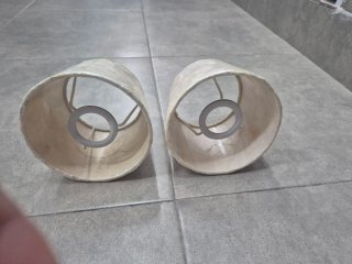 Pantallas de lámpara de papel (2 unidades)