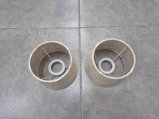 Pantallas de lámpara de papel (2 unidades)