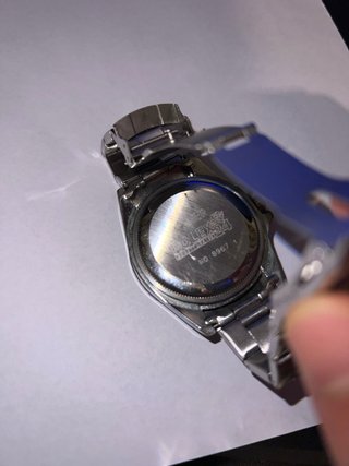 Reloj Rolex Negro y Plateado