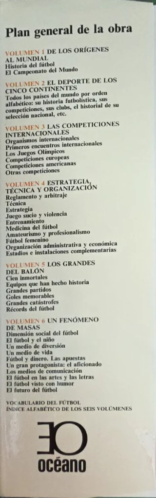 Enciclopedia mundial del fútbol Colección completa