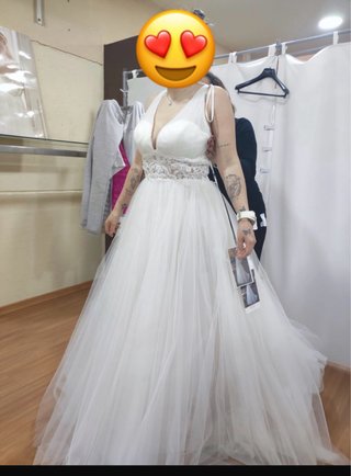 Vestido de Novia Blanco Talla Única