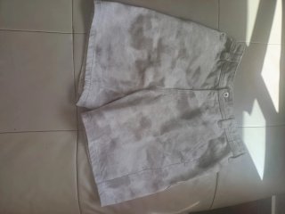 Pantalones cortos Bershka blancos