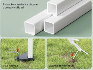 Carpa Plegable 3x3  Oxford 600D, Impermeable, Uv50