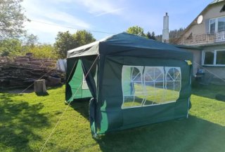 Carpa Plegable 3x3  Oxford 600D, Impermeable, Uv50