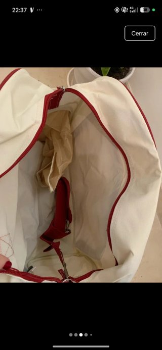 Bolso Deporte Viaje Disney Blanco Rojo