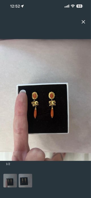 Pendientes oro
