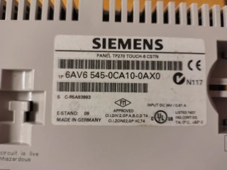Panel Táctil Siemens 6AV6 545-0CA10-0AX0
