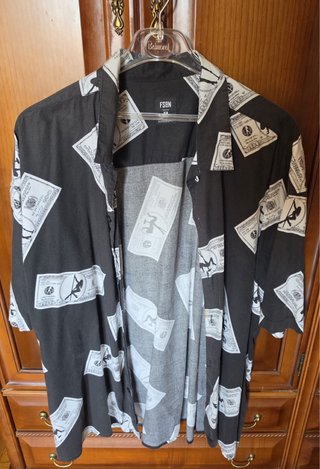 Camisa FSBN estampada billetes XL